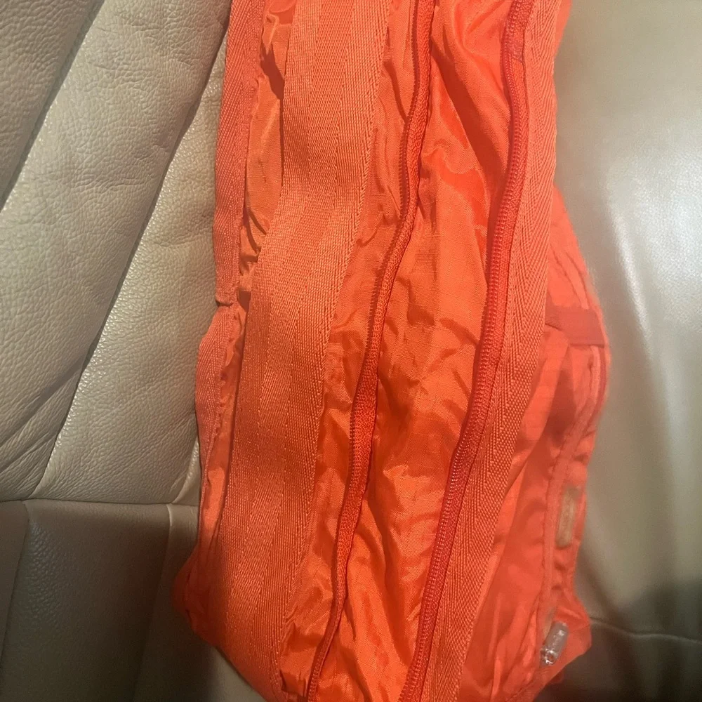 LeSportsac Bright Orange Nylon Crossbody Bag